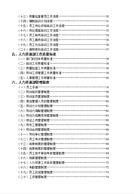酒店人力资源部管理实务-1
