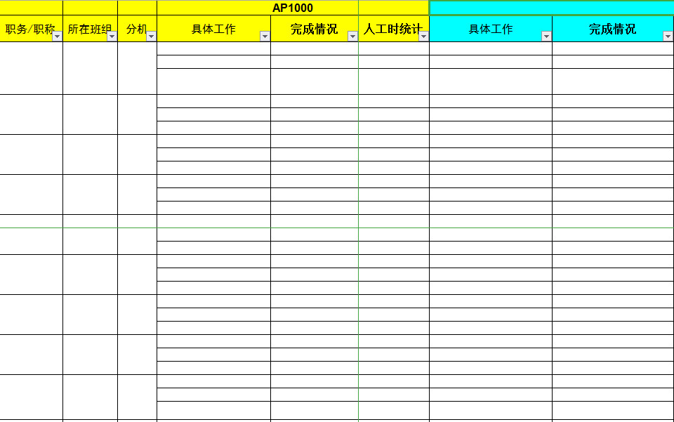 员工季度工作绩效考核表-1